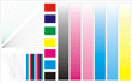 Тестовая страница для проверки цветов (цветопередачи) струйного принтера